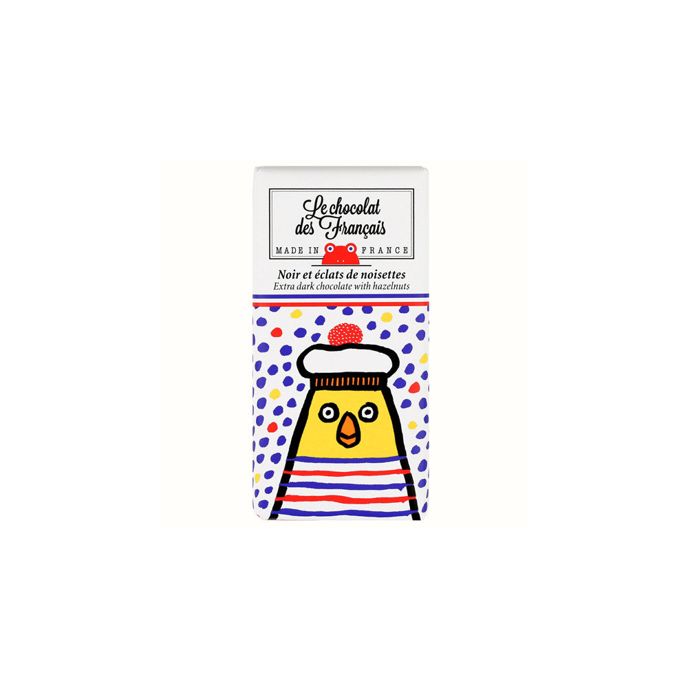 Le chocolat des Français Le Poule Mini Dark Chocolate & Hazelnut Ba