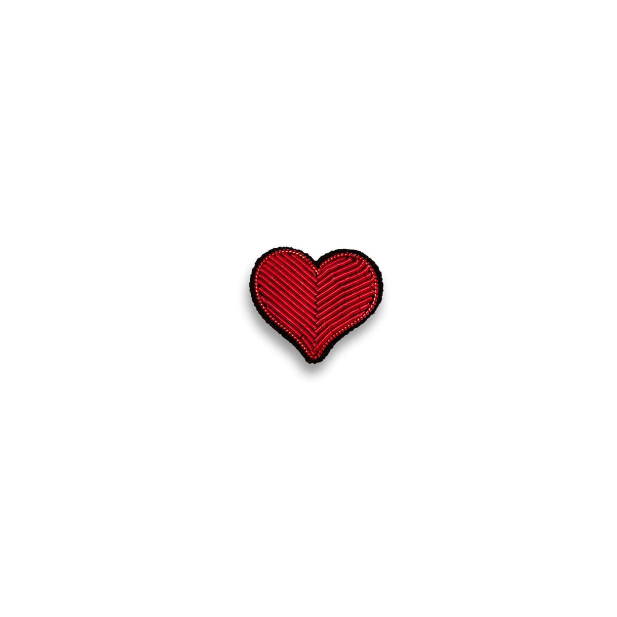 Macon & Lesquoy - Red Heart Brooch