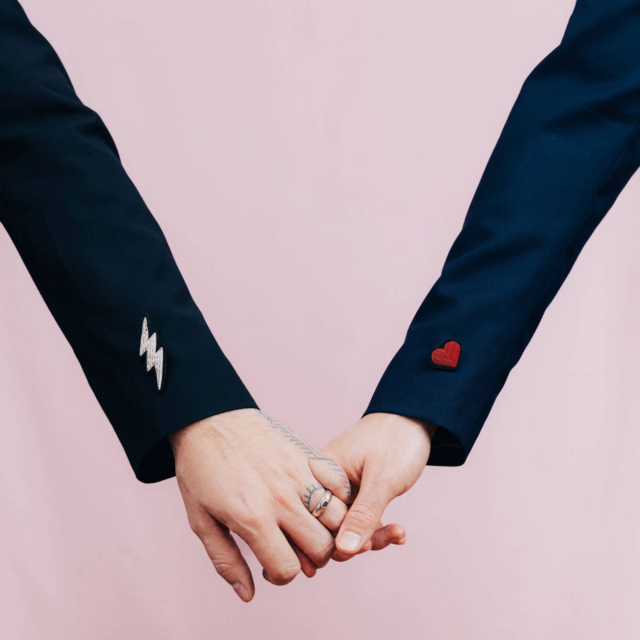 Macon & Lesquoy - Red Heart Brooch