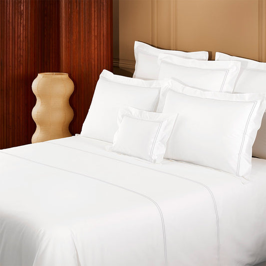 Yves Delorme Duo Pillowcase - Blanc