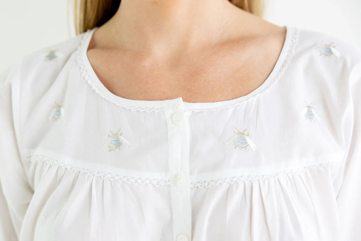 Jacaranda Living Bee Nightgown 3/4 Sleeve