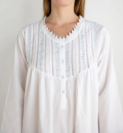 Jacaranda Living Emily Nightgown Long Sleeve