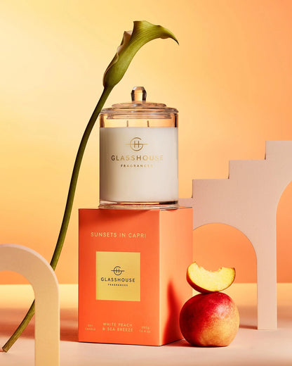Glasshouse Sunsets in Capri Candle