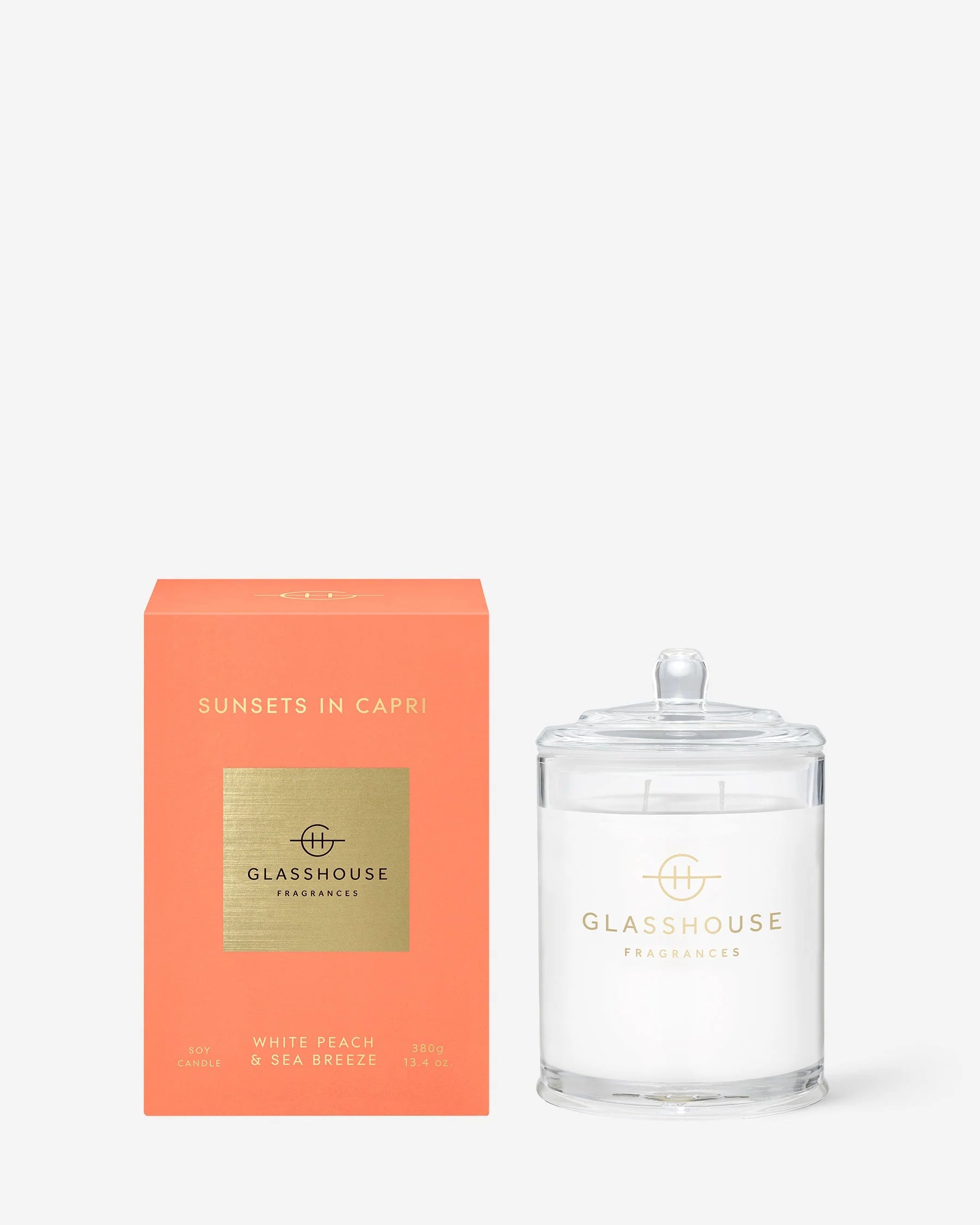 Glasshouse Sunsets in Capri Candle