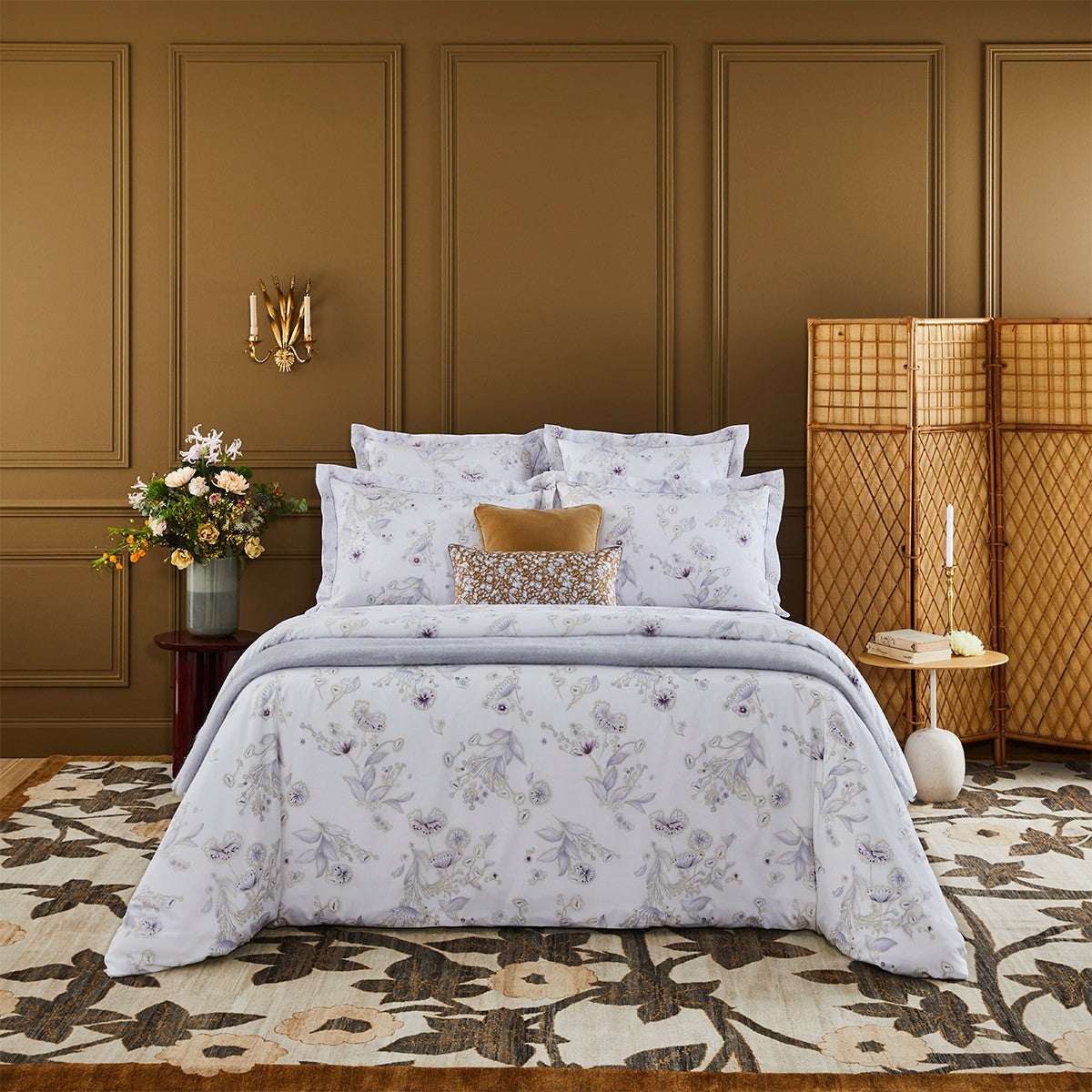 Yves Delorme Givre Quilted Coverlet