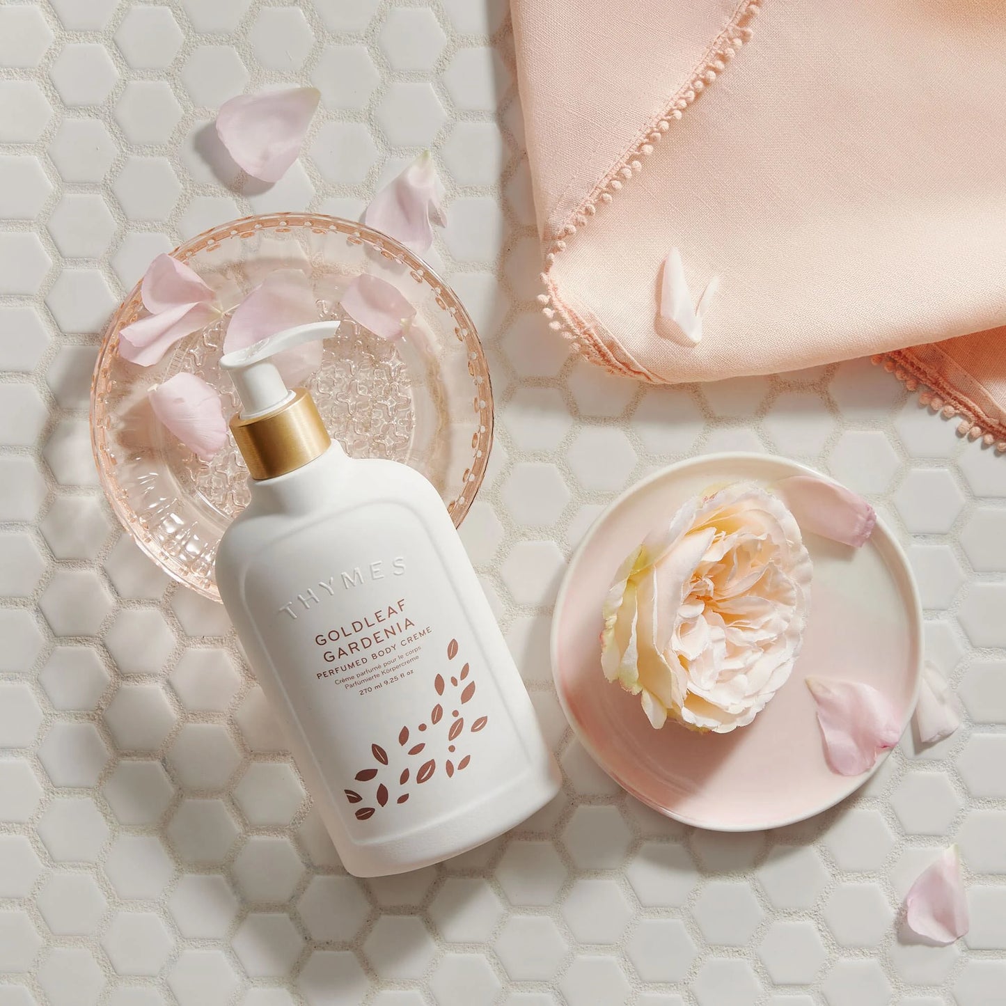 Thymes Goldleaf Gardenia Body Creme