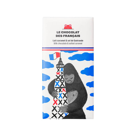 Le Chocolat des Français King Kong Milk Chocolate bar w/ Salted Caramel