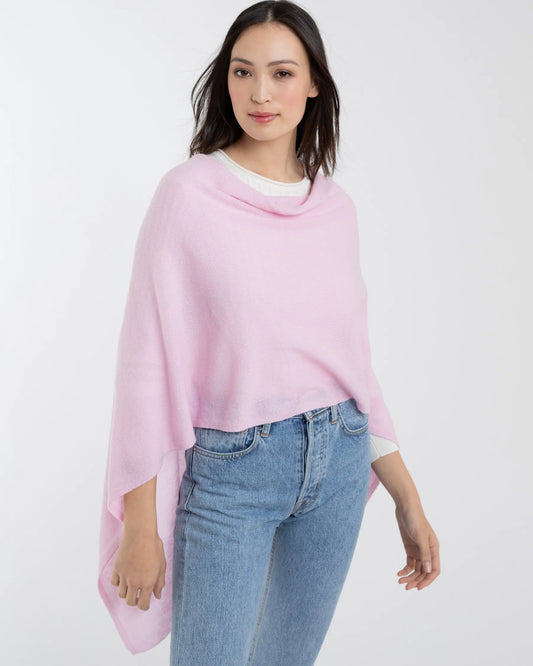 Alashan Cashmere Topper - Beach Pink, La Petite Maison