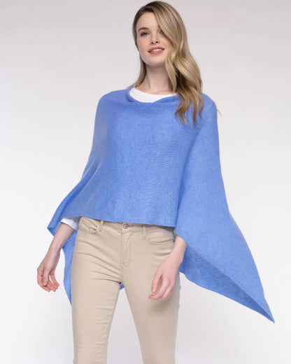 Alashan Cashmere Topper - Blue Horizon, La Petite Maison