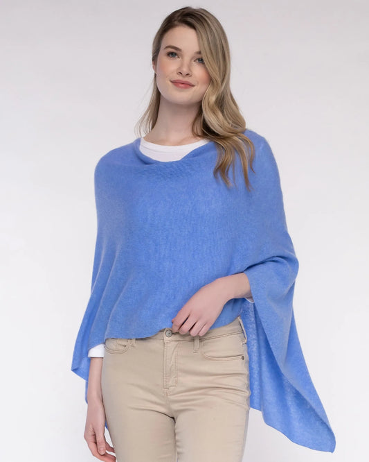 Alashan Cashmere Topper - Blue Horizon, La Petite Maison