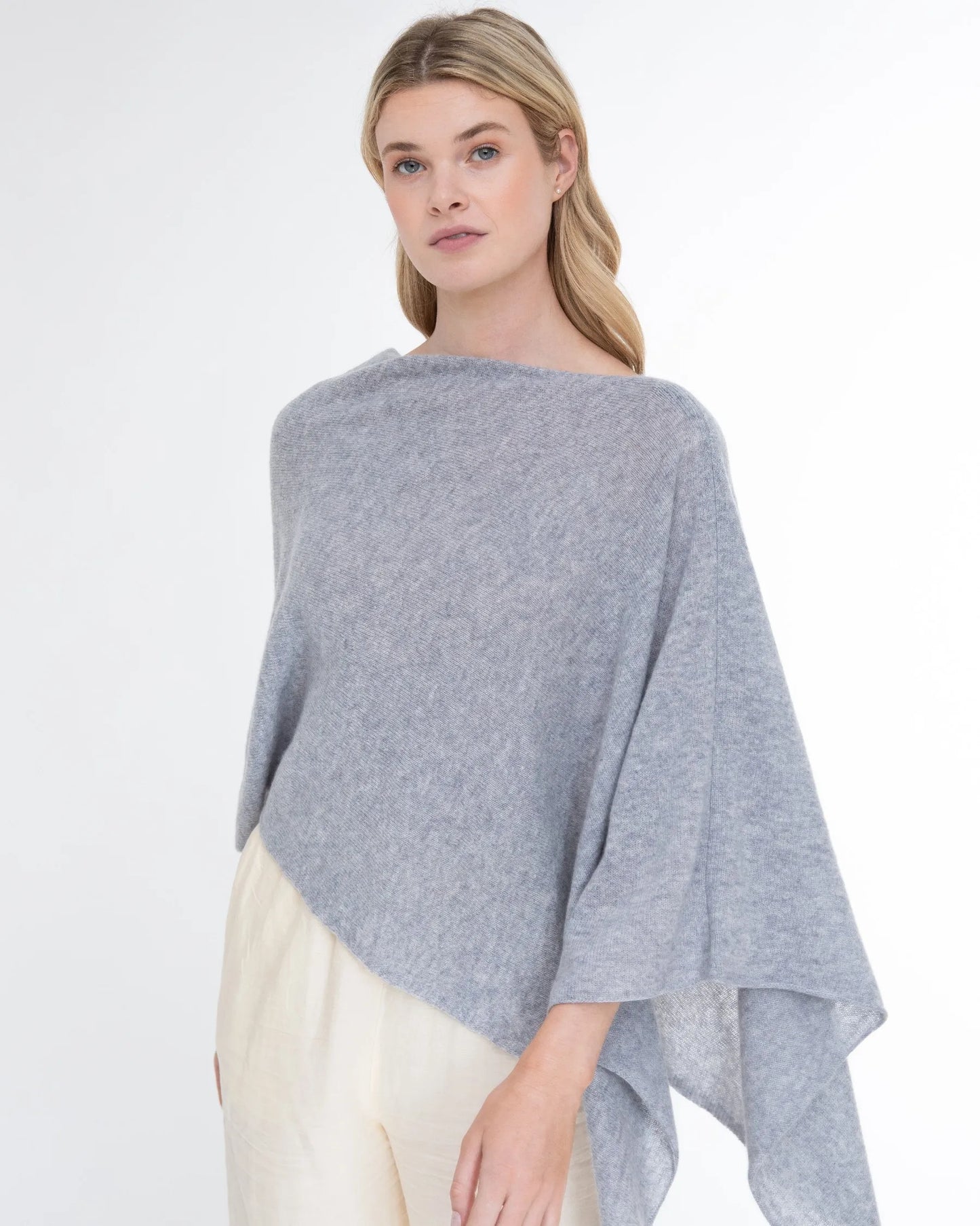 Alashan Cashmere Topper - Harbor, La Petite Maison