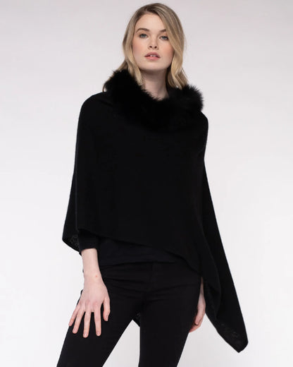 Alashan 100% cashmere topper black