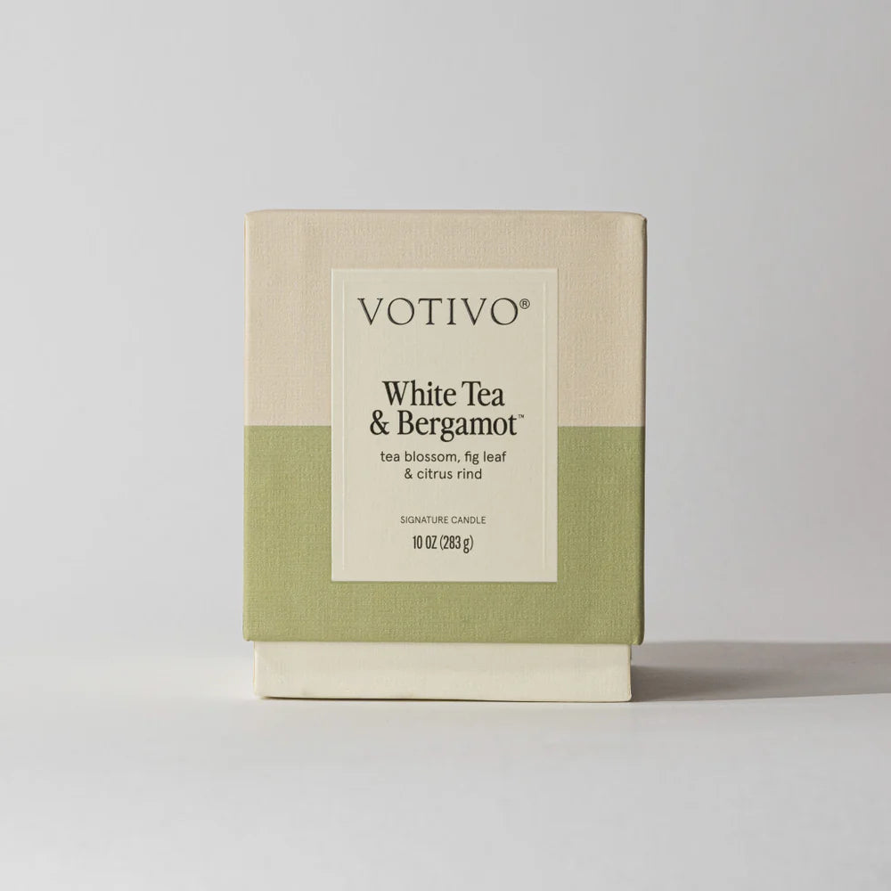 Votivo White Tea & Bergamont Candle - 10 oz.