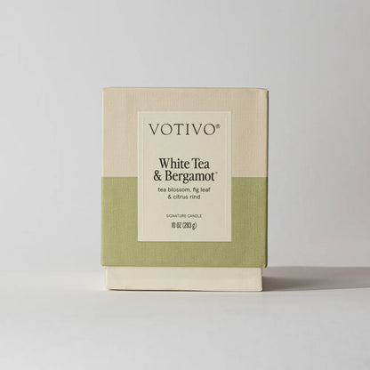Votivo White Tea & Bergamont Candle - 10 oz.