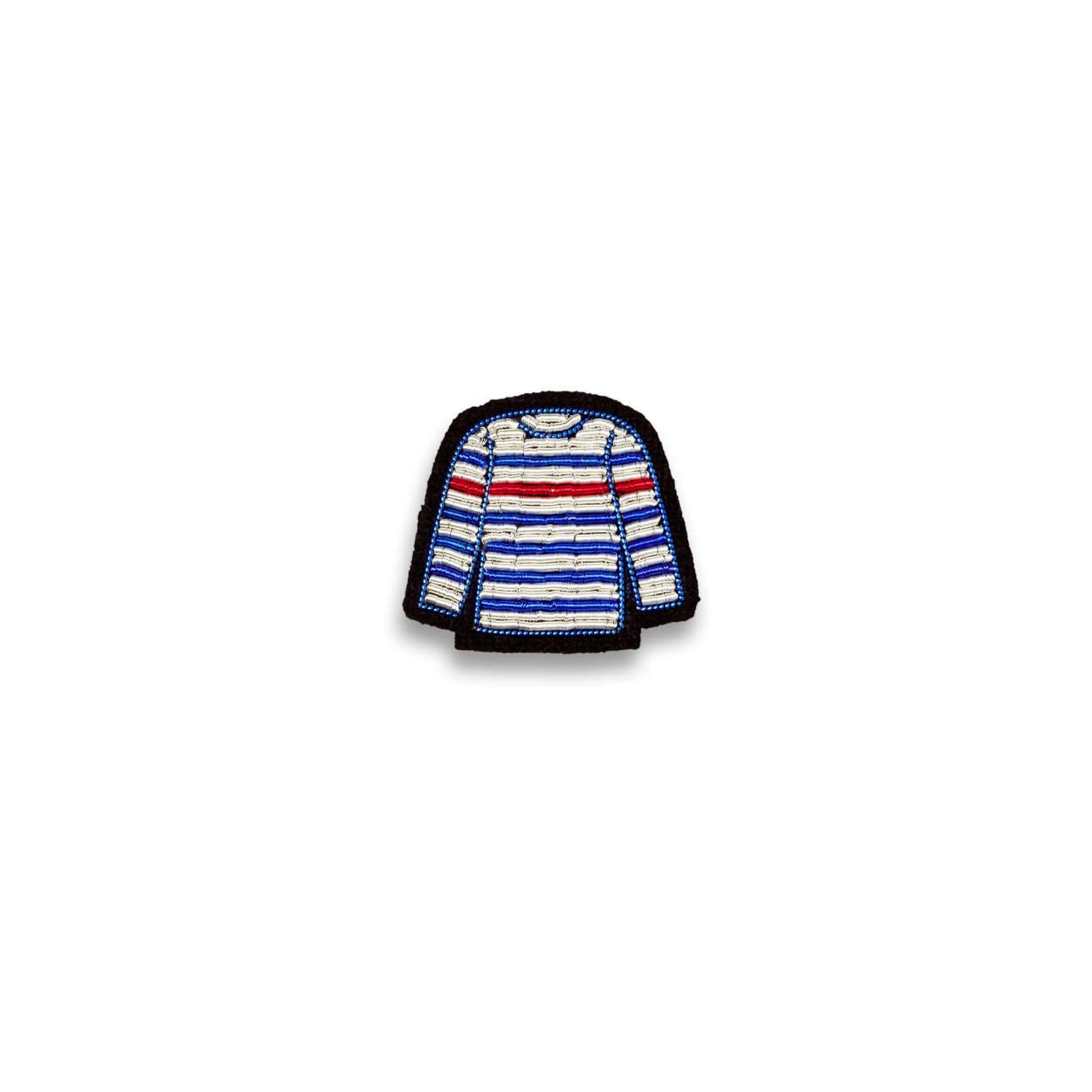Macon & Lesquoy- Frenchy Striped T-Shirt Brooch