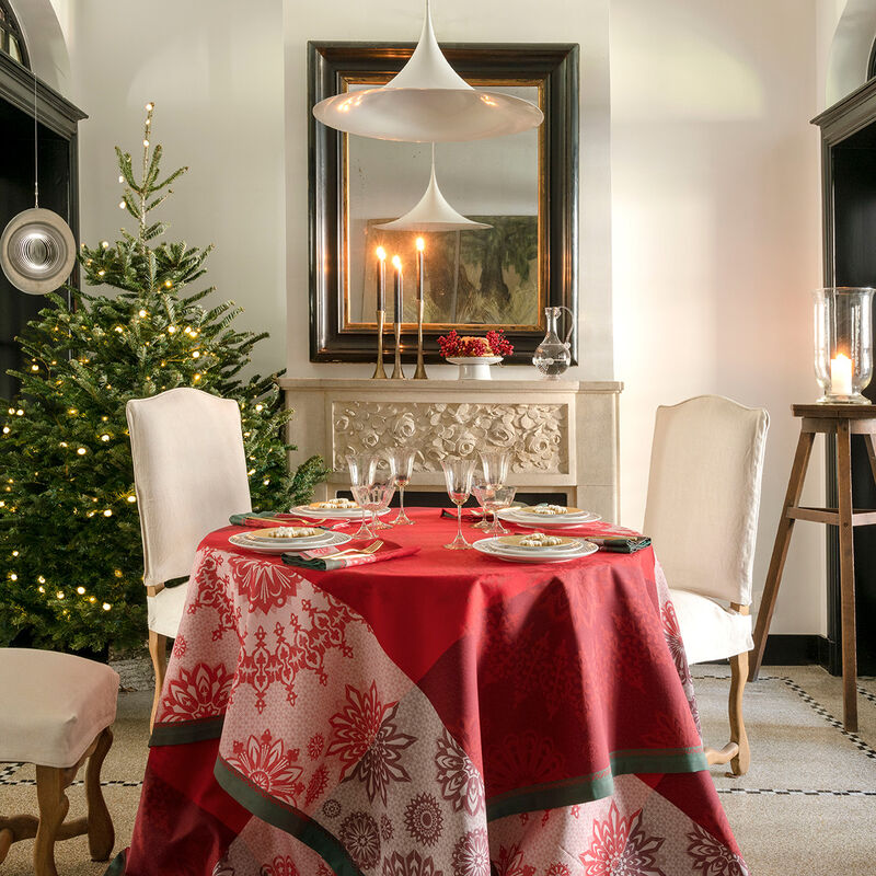 Lumières Tablecloth - Red