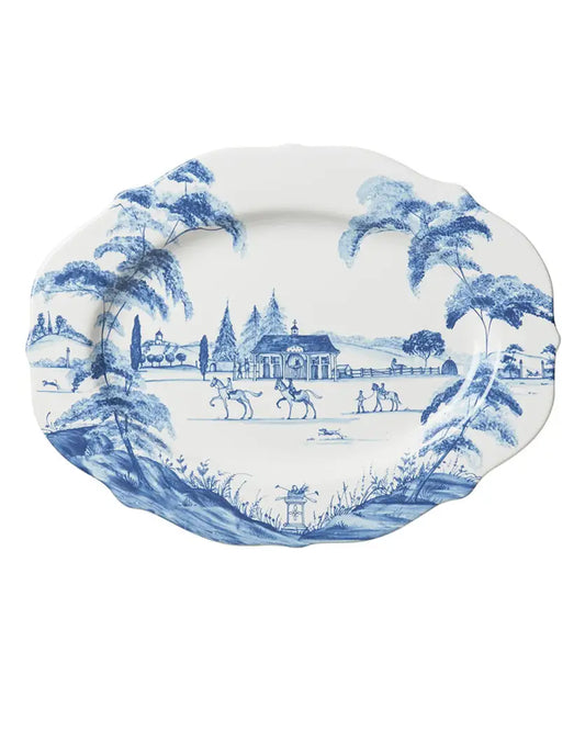 Juliska Country Estate platter Delft blue