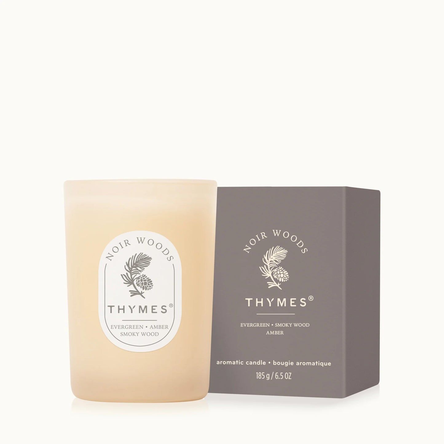 Thymes Noir Woods Candle 6.5oz
