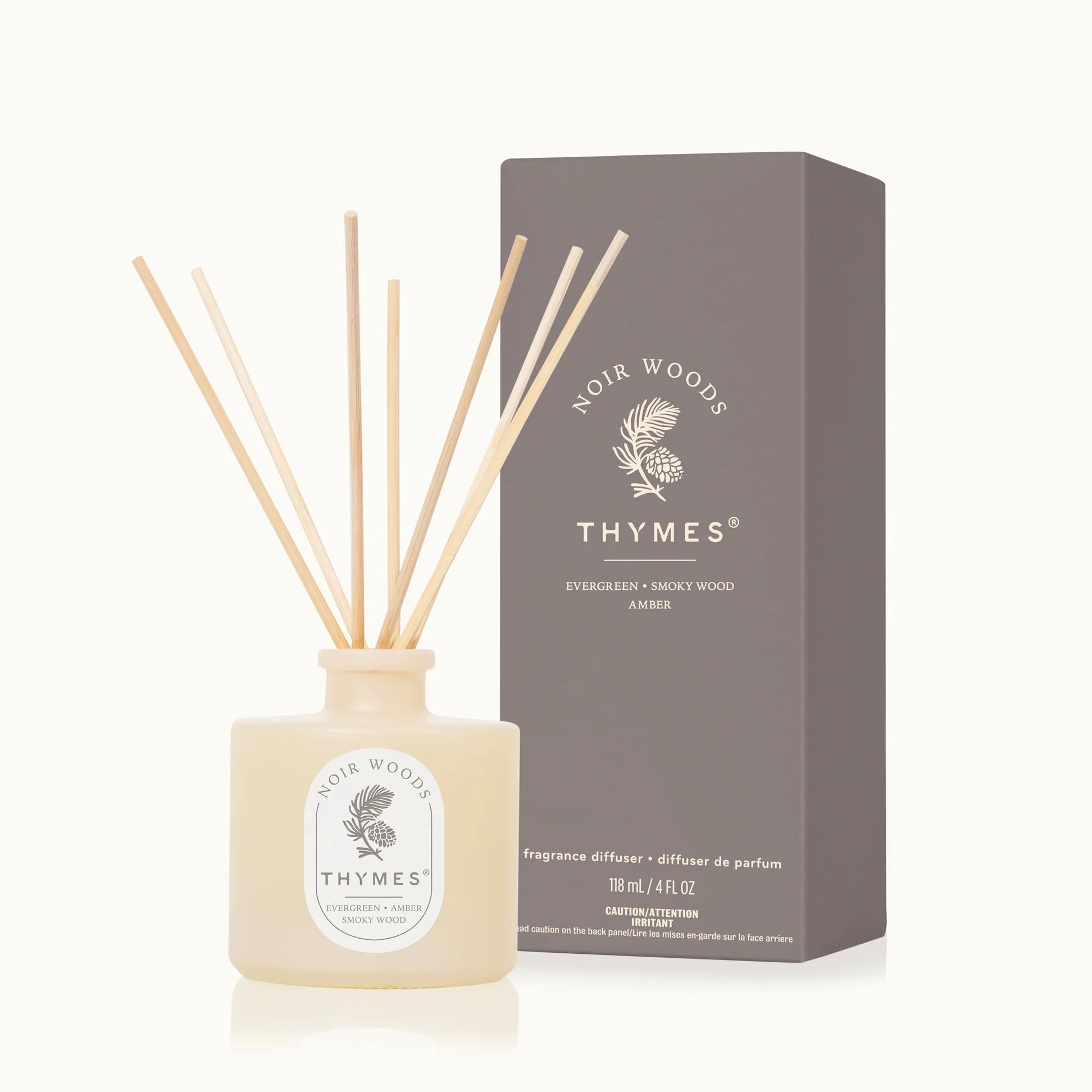 Thymes Noir Woods Petite Diffuser 4oz