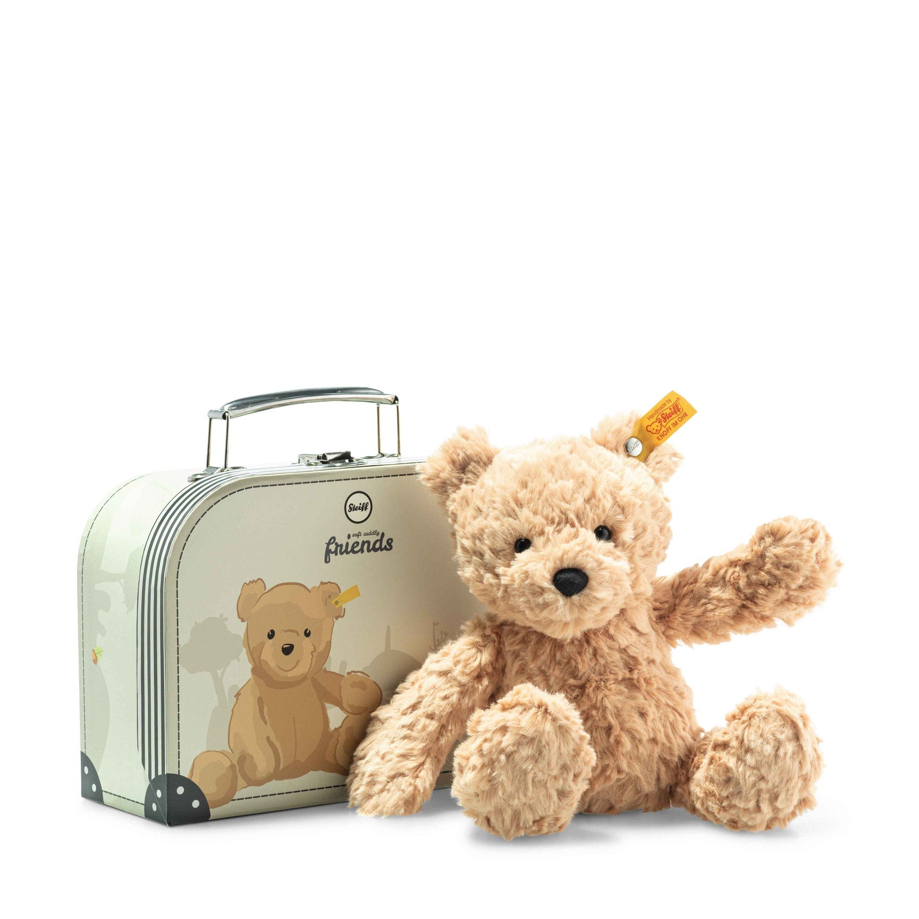Steiff Jimmy Teddy Bear in Suitcase - La Petite Maison
