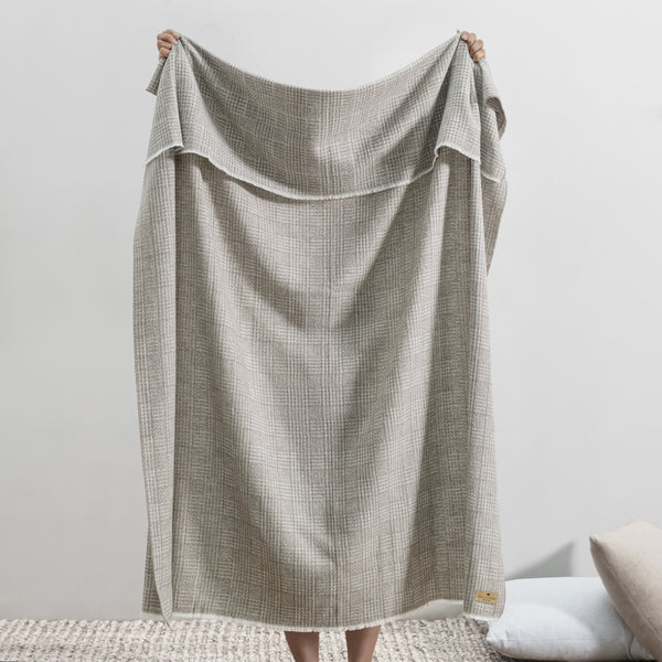 Lands Downunder Mink Sutton Plaid Throw