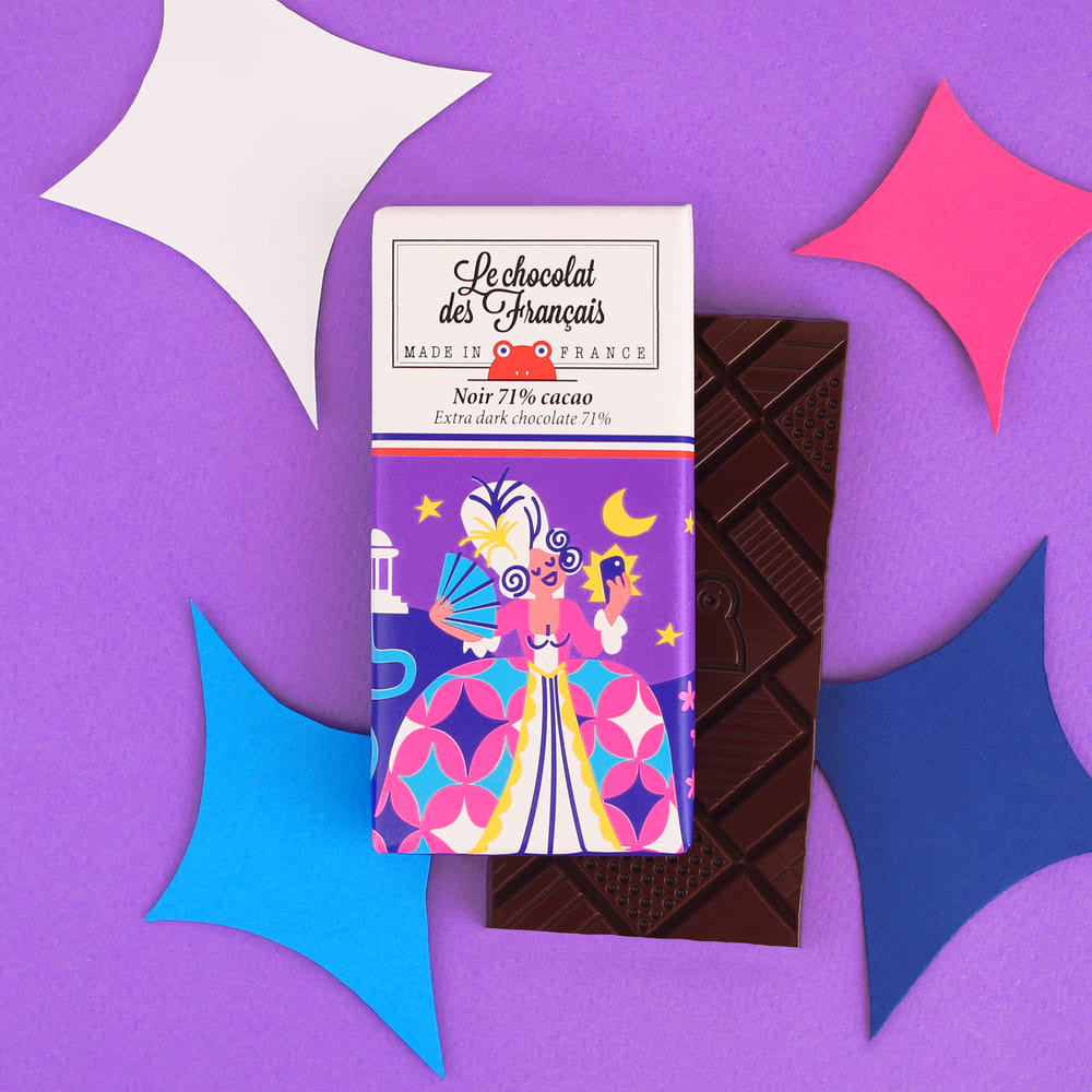 Le chocolat des Français Le Trianon Dark Chocolate Bar- La Petite Maison