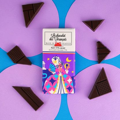 Le chocolat des Français Le Trianon Dark Chocolate Bar- La Petite Maison