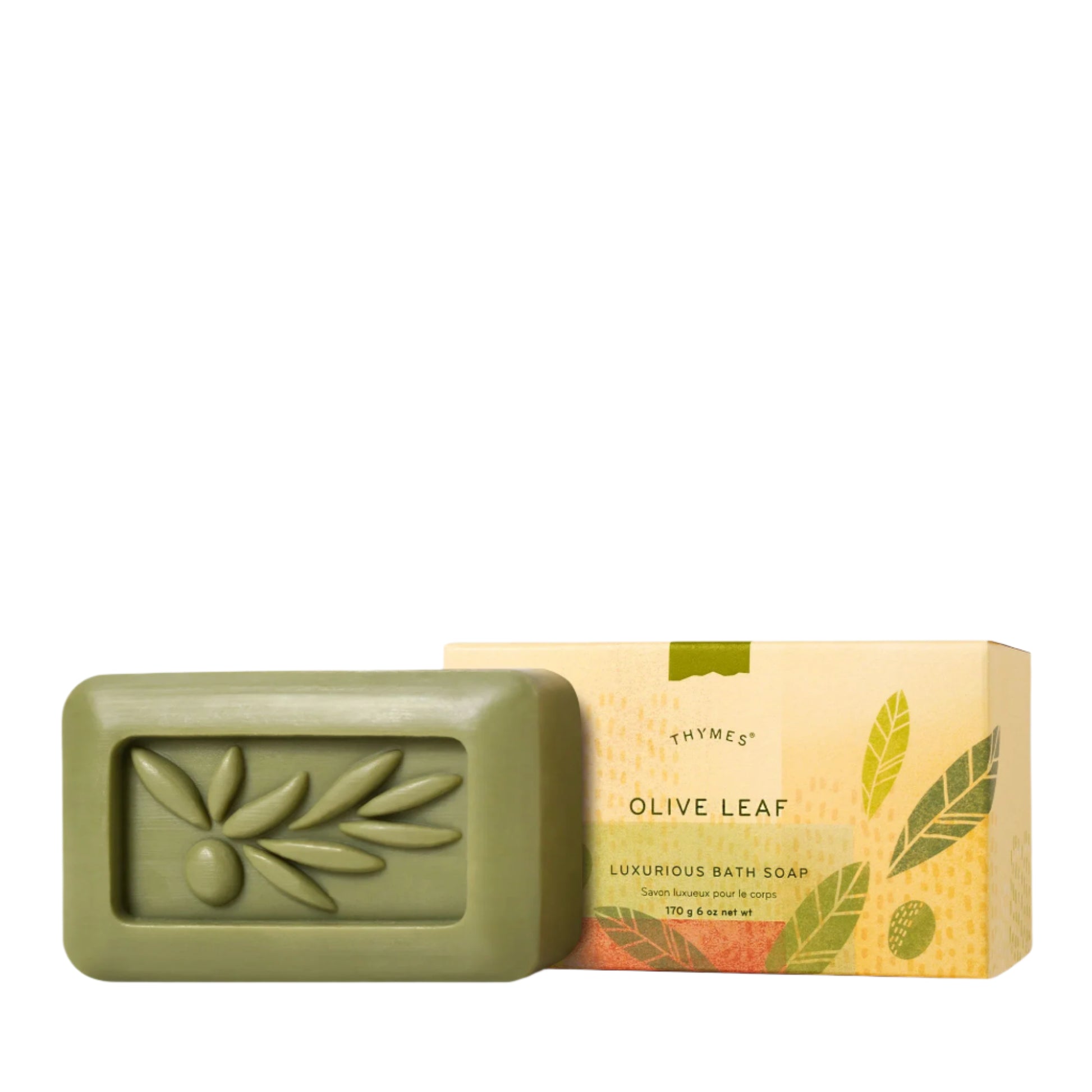 Thymes Olive Leaf Bar Soap - La Petite Maison