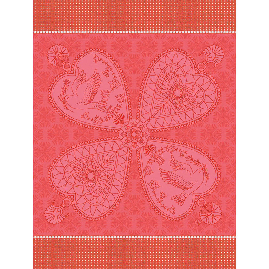 Peace and Love Tea Towel