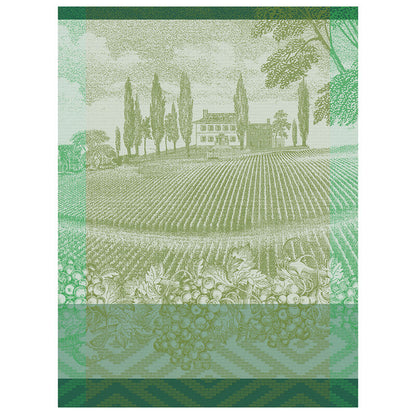 Le Jacquard Français Vignoble Tea towel - Green