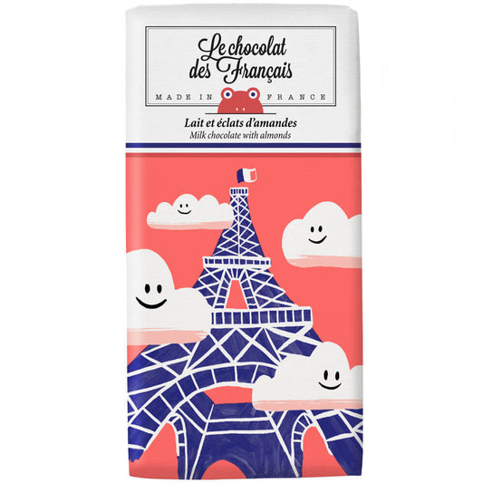 Milk Chocolate Almond Eiffel Tour Bar