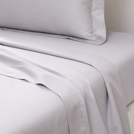 Yves Delorme Triomphe Flat Sheet - Silver