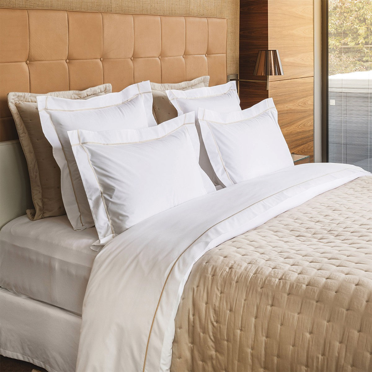 Yves Delorme Athena Duvet Cover - Dune
