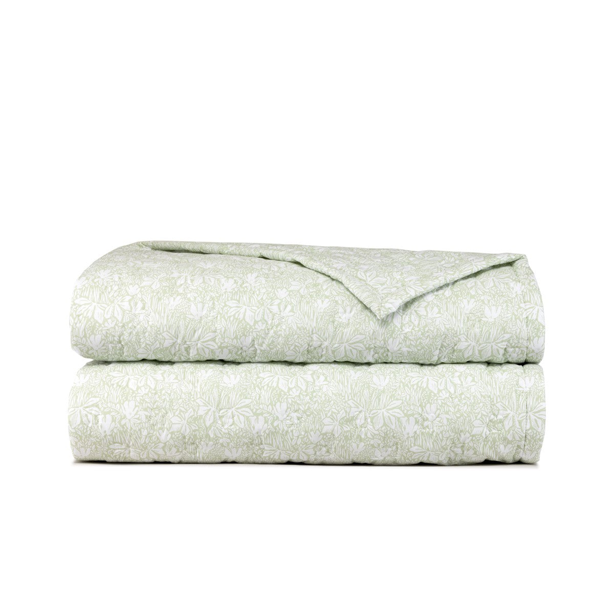 Yves Delorme Capri Quilted Coverlet - Amande