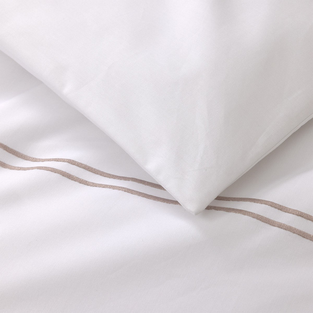 Yves Delorme Duo Duvet Cover - Loutre