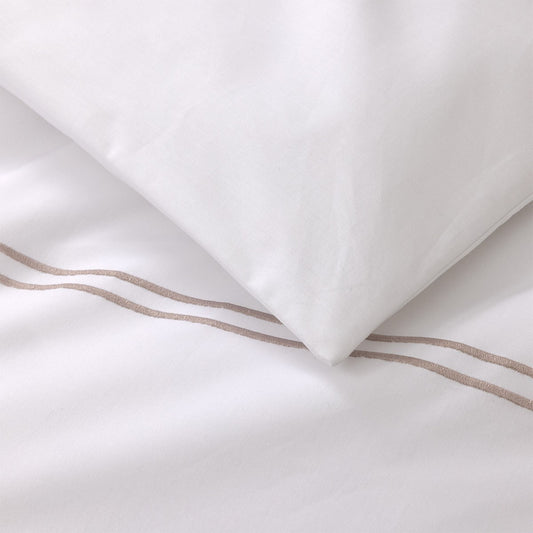 Yves Delorme Duo Duvet Cover - Loutre