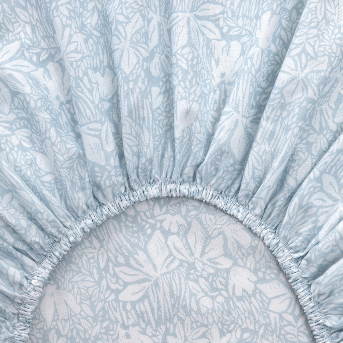 Yves Delorme Capri Fitted Sheet - Aqua