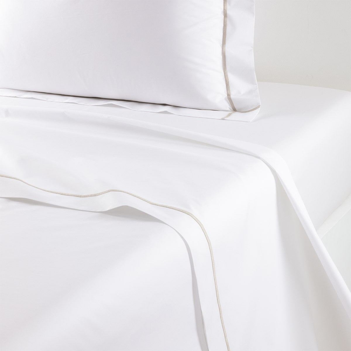 Yves Delorme Athéna Flat Sheet - Loutre