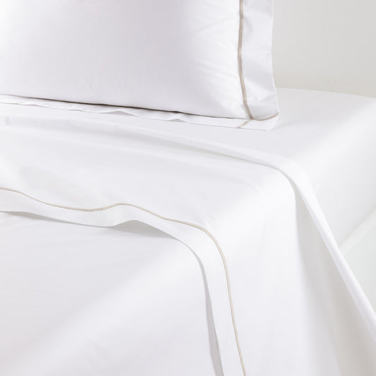 Yves Delorme Athéna Flat Sheet - Loutre