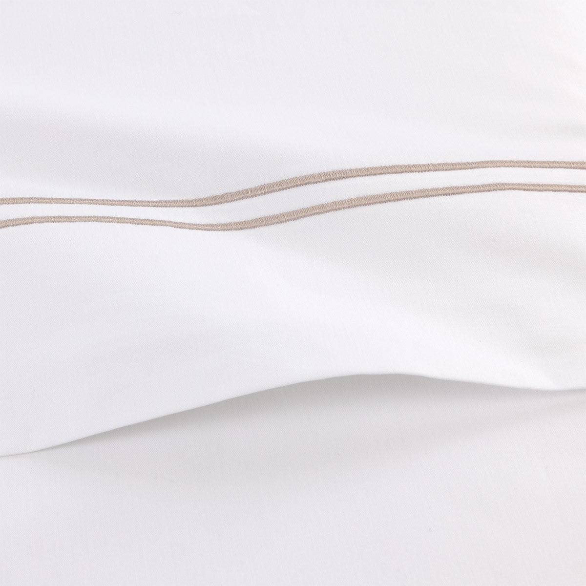 Yves Delorme Duo Flat Sheet - Loutre