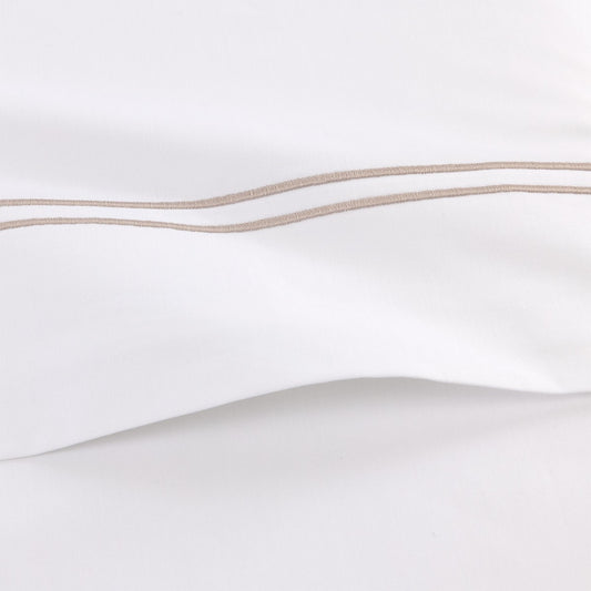 Yves Delorme Duo Flat Sheet - Loutre