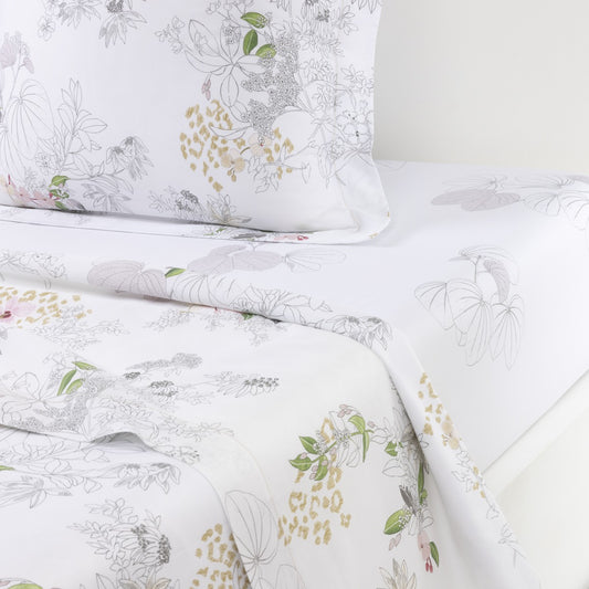 Yves Delorme Orchidée Flat Sheet
