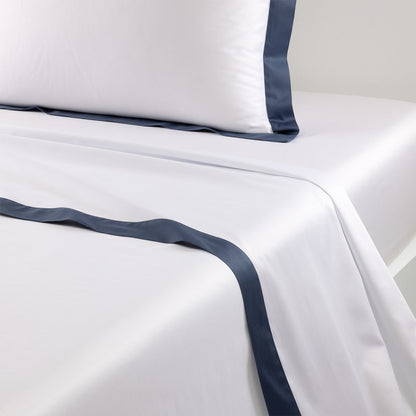 Yves Delorme Linea Flat Sheet - Outremer