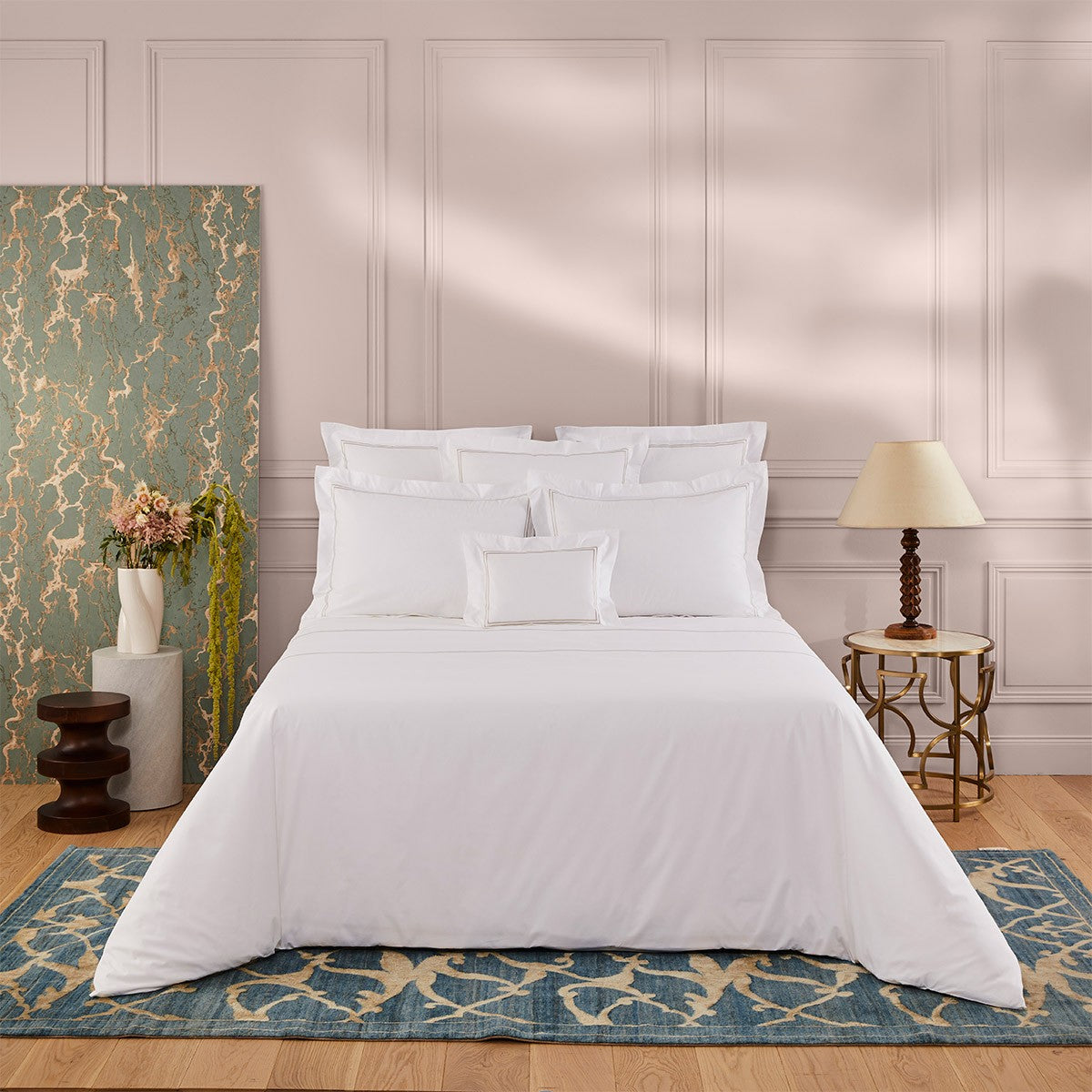 Yves Delorme Duo Flat Sheet - Loutre